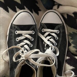 Converse Black and White High-Tops